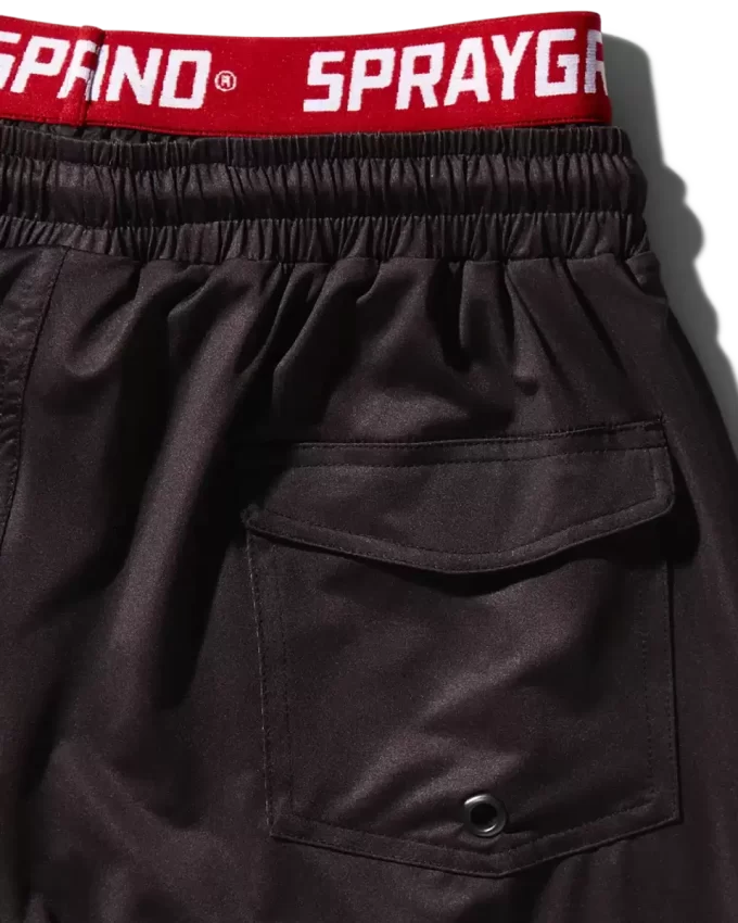 COSTUME DA BAGNO CORTO ALL-IN PATCH (NERO)