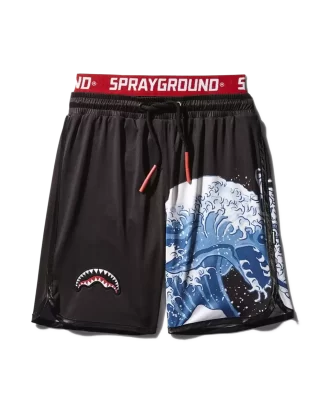 COSTUME DA BAGNO JAPAN WAVE PER BAMBINI (NERO)