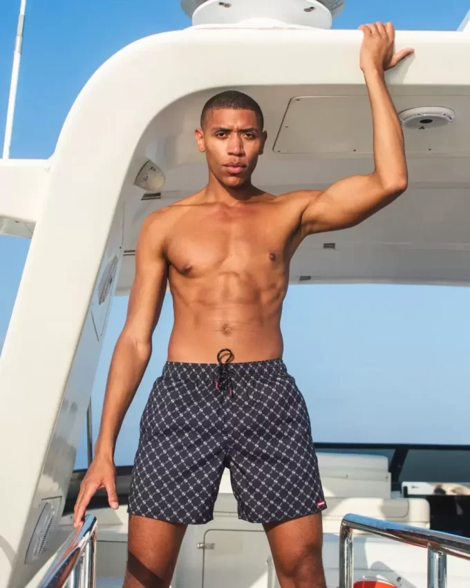 COSTUME DA BAGNO SHOTO CON MOTIVO MIDNIGHT MONEY