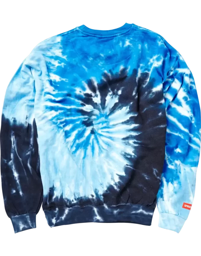 DISTURBO COMPORTAMENTALE DISTRUTTIVO CREW ROYAL BLUE TIE DYE