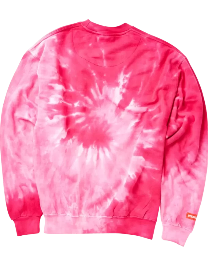 DISTURBO COMPORTAMENTALE DISTRUTTIVO CREW TIE DYE ROSA