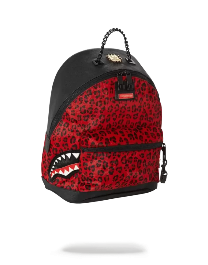 EMPRESS LEOPARDO ROSSO A 6 CINTURINI (PELO DI CAVALLO) EMPRESS LEOPARDO ROSSO A 6 CINTURINI (PELO DI CAVALLO)