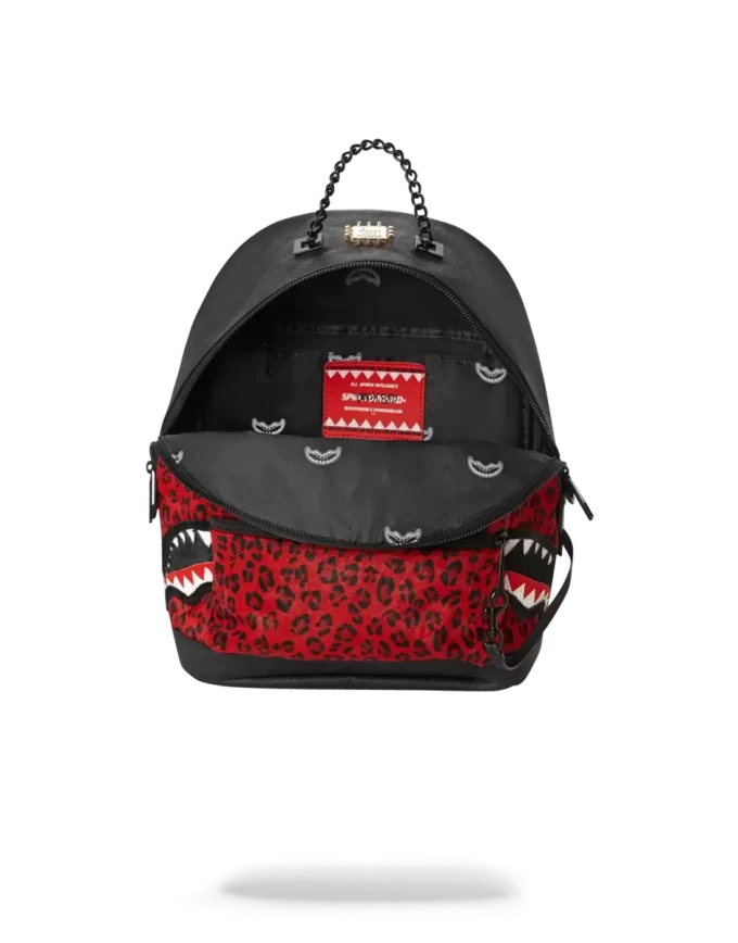 EMPRESS LEOPARDO ROSSO A 6 CINTURINI (PELO DI CAVALLO) EMPRESS LEOPARDO ROSSO A 6 CINTURINI (PELO DI CAVALLO)