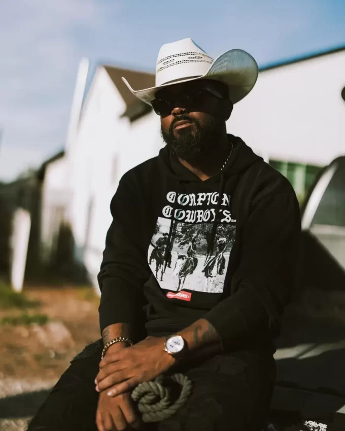 FELPA CON CAPPUCCIO COMPTON COWBOYS CITY RIDERS