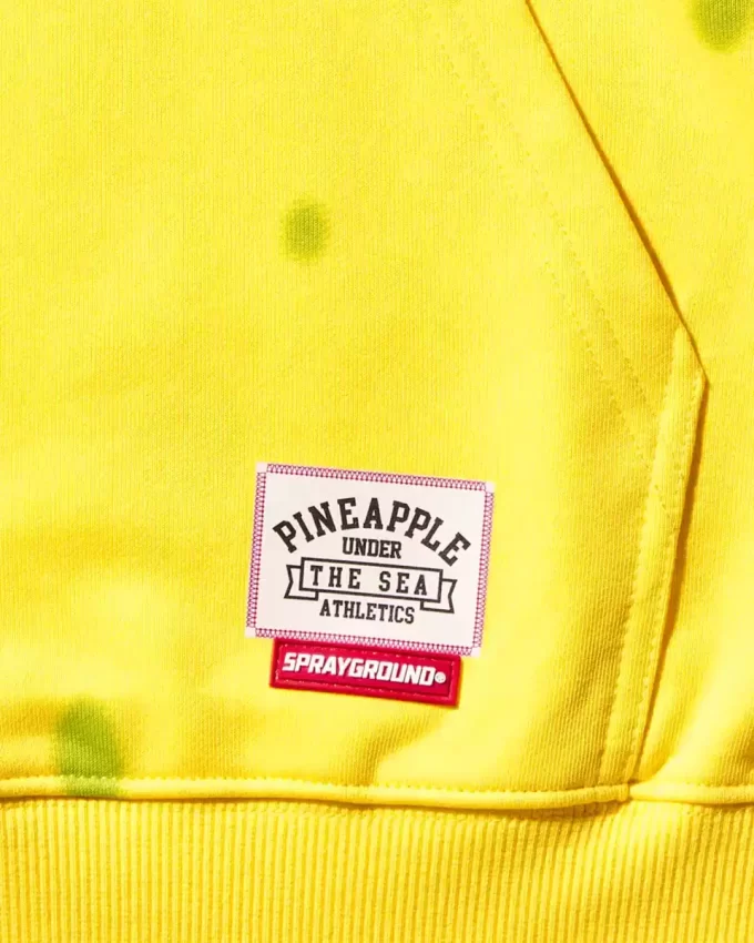 FELPA CON CAPPUCCIO SPONGEBOB SPONGE (GIALLA)