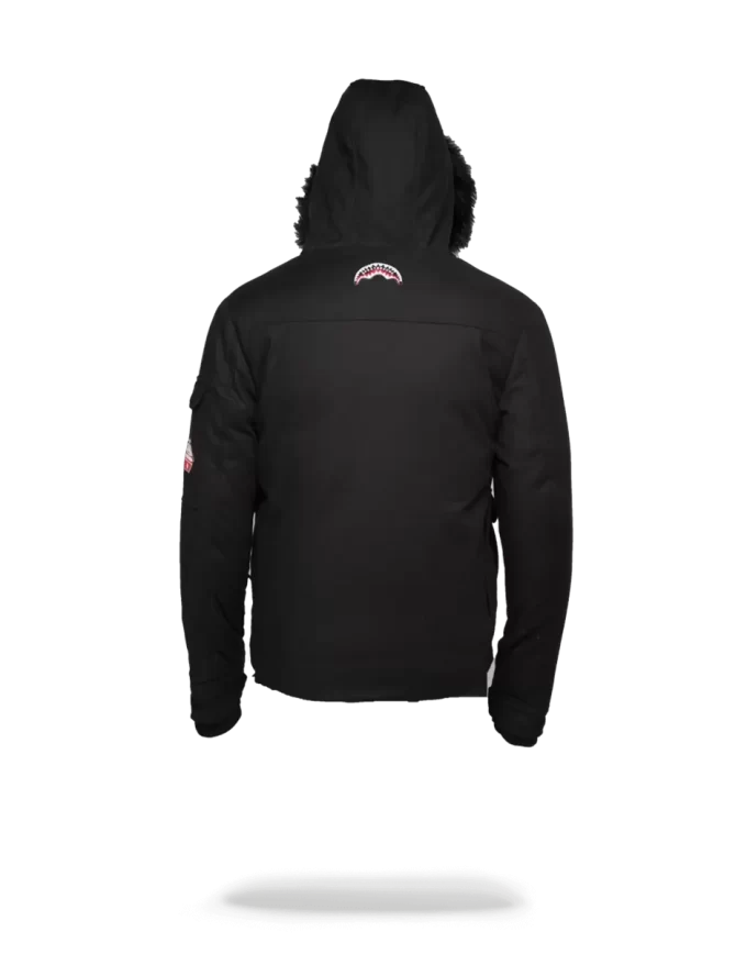 GIACCA CHOPPER NERA SOLIDA