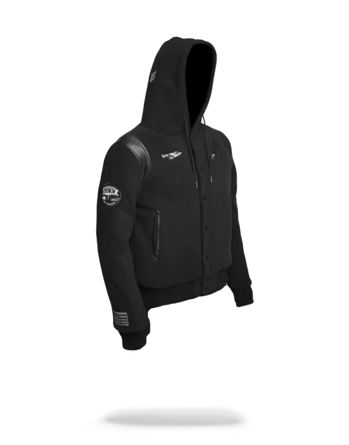 GIACCA CON TOPPE DELL’ESERCITO VARSITY GIACCA CON TOPPE DELL’ESERCITO VARSITY