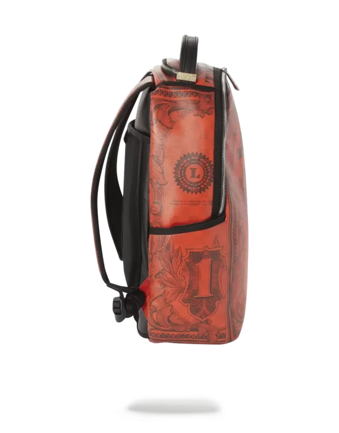 IN GOD WE TRUST ZAINO ROSSO (UN PEZZO UNICO)