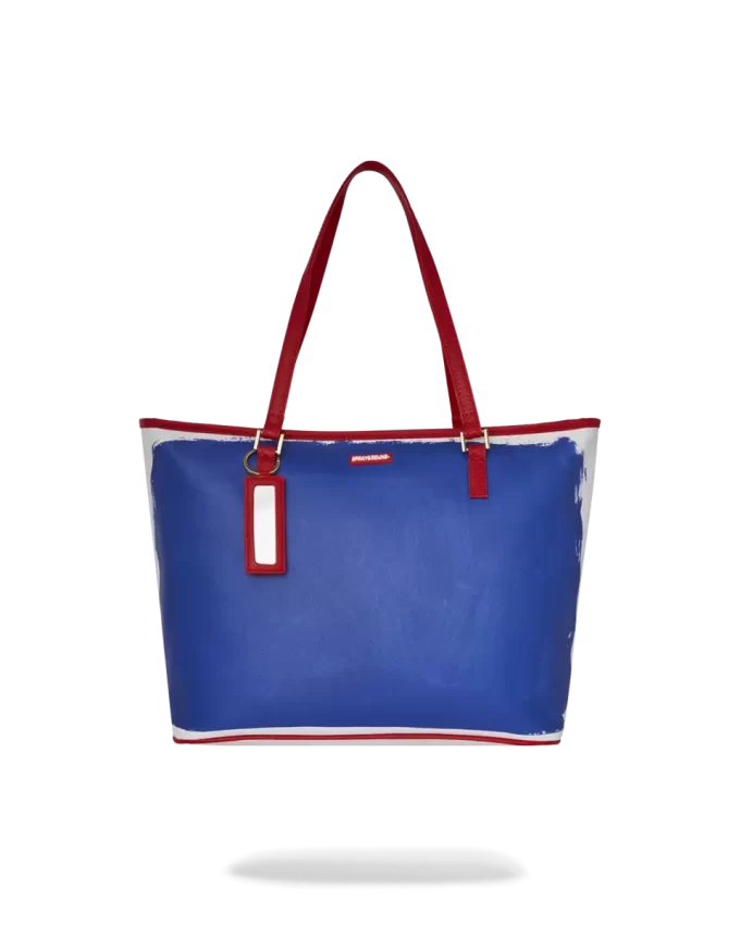 KEITH HARING LA GRANDE BORSA BLU ART TOTE