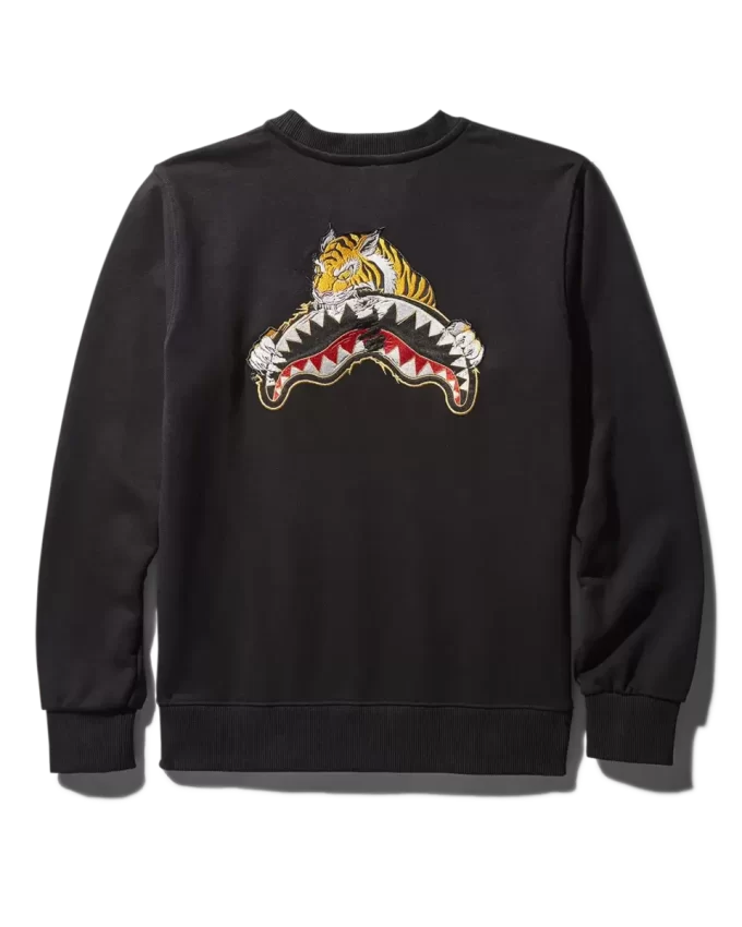 MAGLIA NERA TIGER GIOVANE