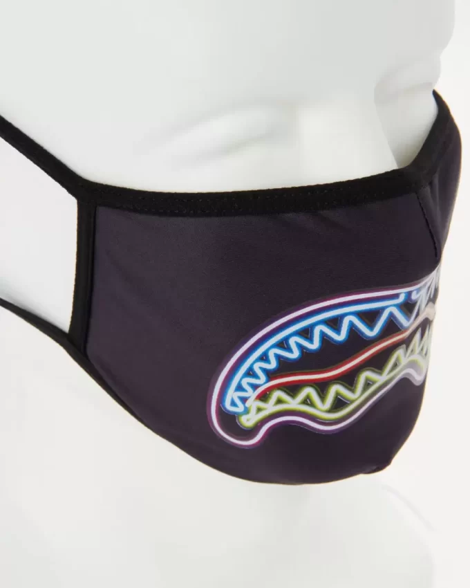 MASCHERA ADERENTE NEON SHARK