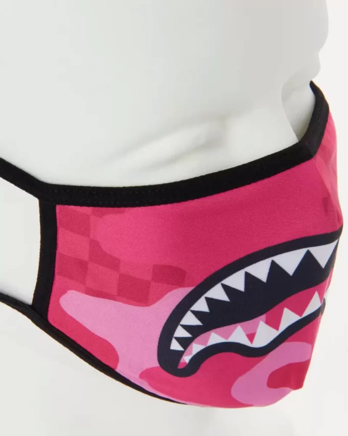 MASCHERA ADERENTE ROSA ANIME SHARK