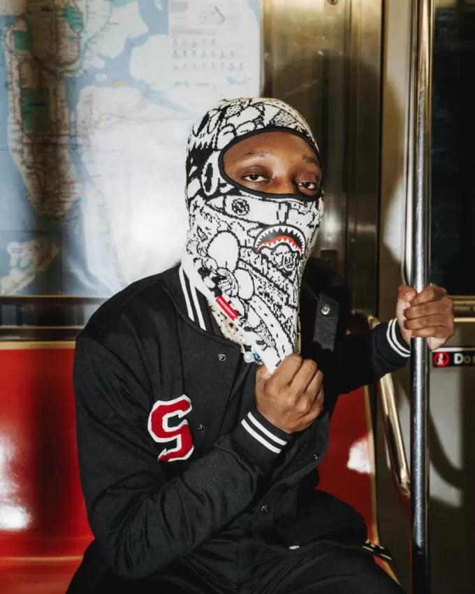 MASCHERA DA PASSEGGIO DOODLE SHARK