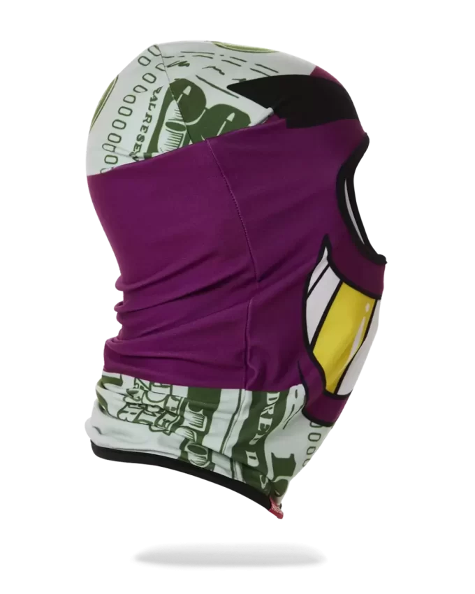 MASCHERA DA PASSEGGIO MONEY BOY (VIOLA)