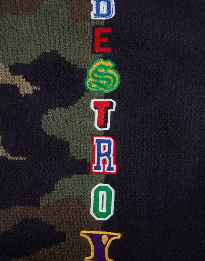 MASCHERA DA SCI CAMO DESTROY