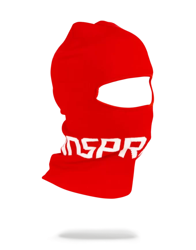 MASCHERA DA SCI CON LOGO SPRAYGROUND ROSSO