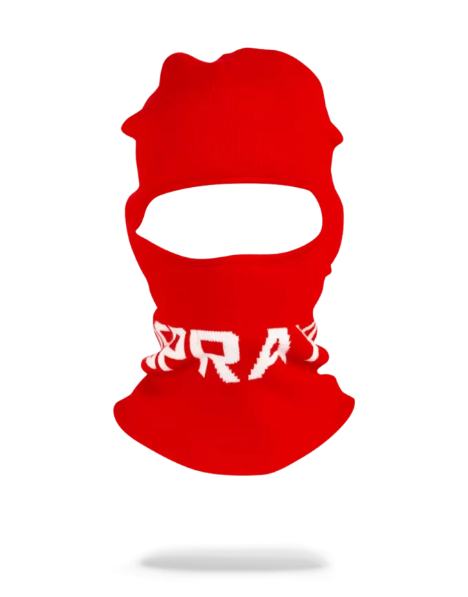 MASCHERA DA SCI CON LOGO SPRAYGROUND ROSSO