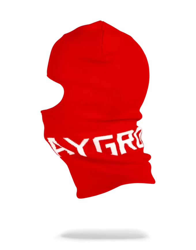 MASCHERA DA SCI CON LOGO SPRAYGROUND ROSSO