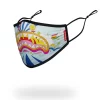 MASCHERA FACCIALE ADATTABILE GROOVY SHARK PER ADULTI