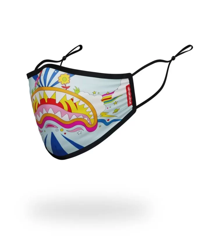 MASCHERA FACCIALE ADATTABILE GROOVY SHARK PER ADULTI