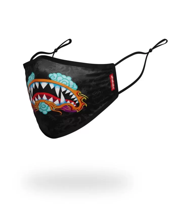 MASCHERA FACCIALE ADATTABILE PER ADULTI DRAGON SHARK MASCHERA FACCIALE ADATTABILE PER ADULTI DRAGON SHARK