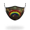 MASCHERA FACCIALE ADATTABILE PER ADULTI RAINBOW SHARK