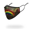 MASCHERA FACCIALE ADATTABILE PER ADULTI RAINBOW SHARK