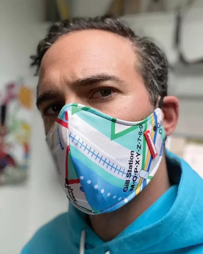 MASCHERA MAPPA SQUALO DI NEW YORK (ADEGUATA) MASCHERA MAPPA SQUALO DI NEW YORK (ADEGUATA)