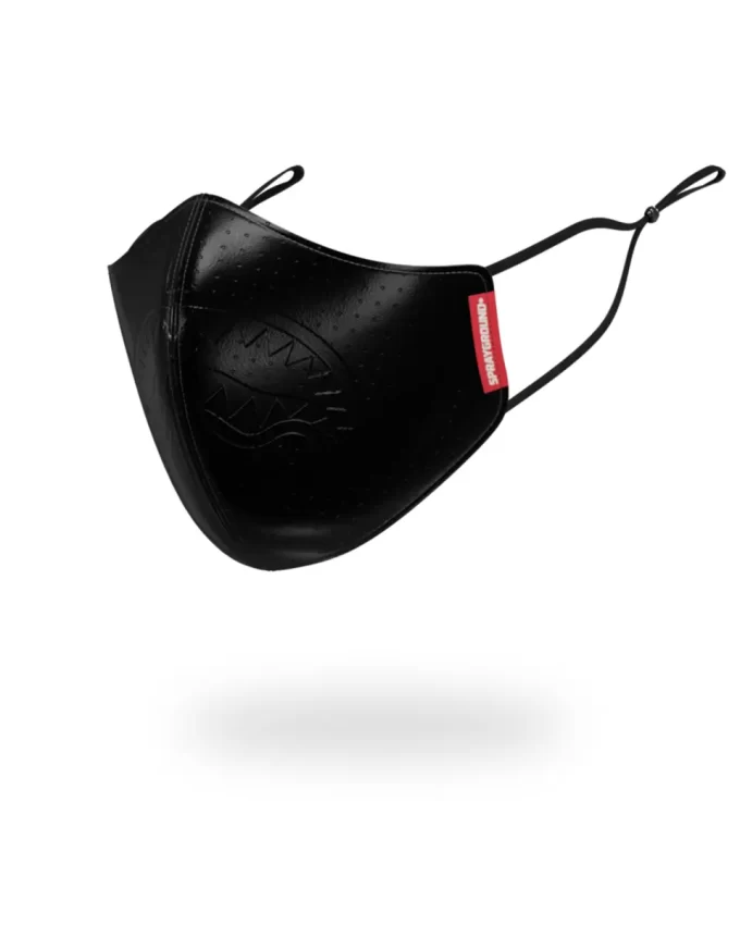 MASCHERA VEGANA IN PELLE MIDNIGHT SHARK