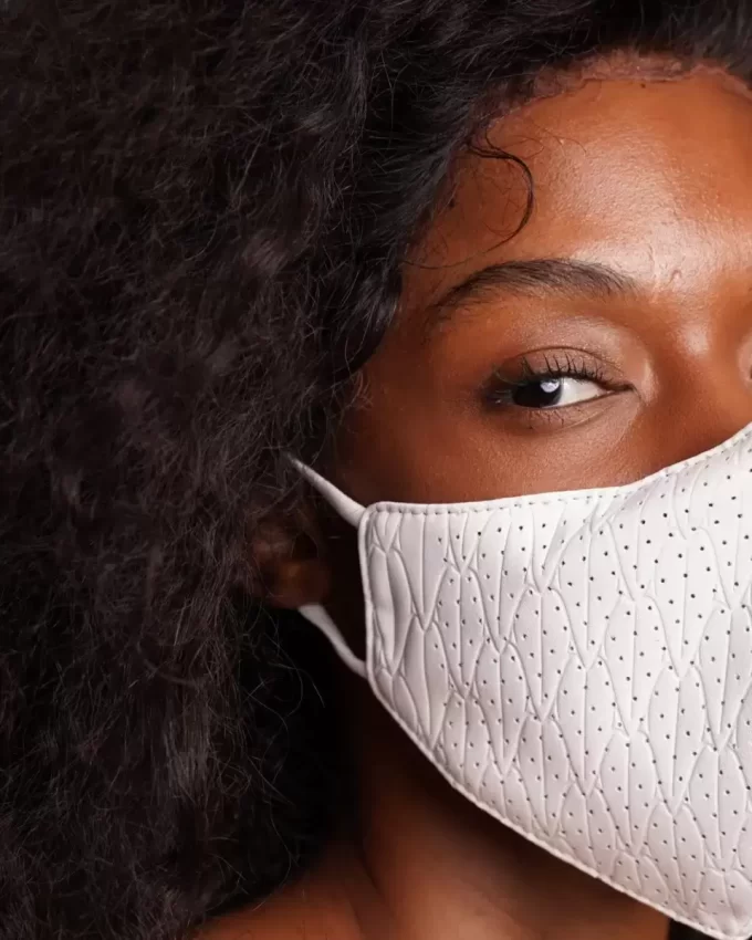 MASCHERA VEGANA IN PELLE SHARKS OF THE WORLD