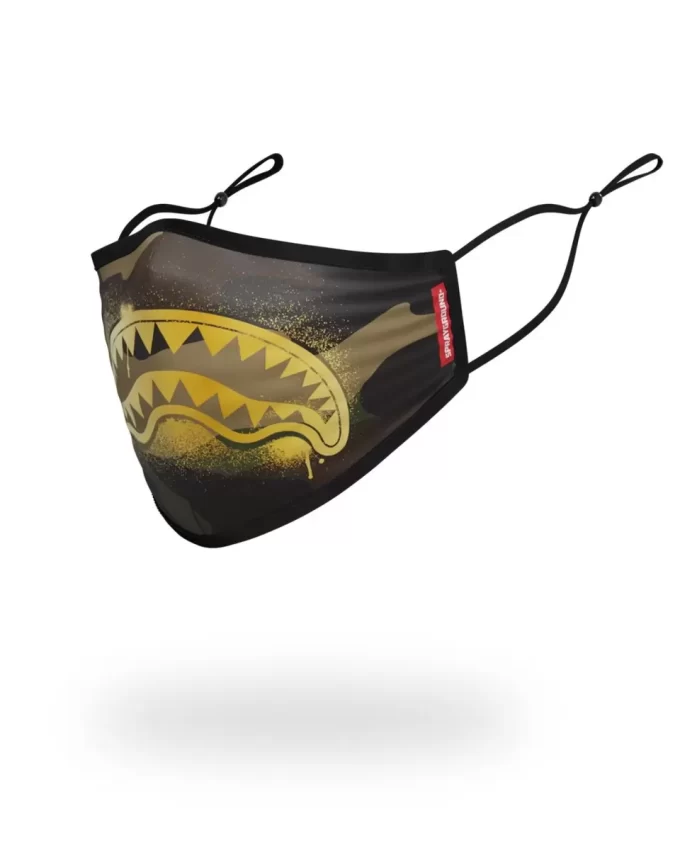 MASCHERA VESTIBILE ADATTABILE PER ADULTI CAMO GOLD SHARK