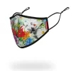MASCHERINA ADATTABILE CON DECORAZIONI FLOREALI PER ADULTI MASCHERINA ADATTABILE CON DECORAZIONI FLOREALI PER ADULTI