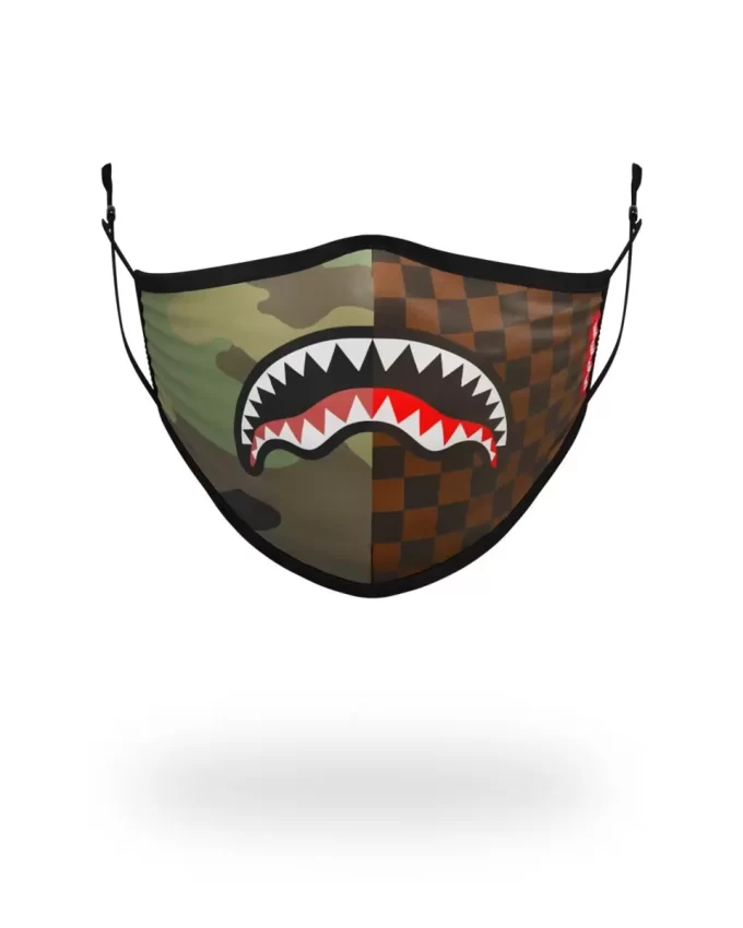 MASCHERINA ADATTABILE PER ADULTI CON CONTROLLI E VESTIBILITÀ MIMETICA