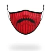 MASCHERINA ADATTABILE PER ADULTI REVERSE SHARKS IN PARIS (ROSSA)
