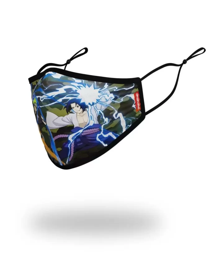 MASCHERINA ADEGUATA PER ADULTI NARUTO VS SASUKE