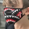 MASCHERINA PER BAMBINI CON MOTIVO SHARKMOUTH (VESTIBILITÀ CLASSICA)