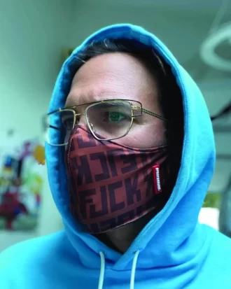 MASCHERINA SPORTIVA REVERSIBILE PER ADULTI (CONFEZIONE MISTERIOSA)