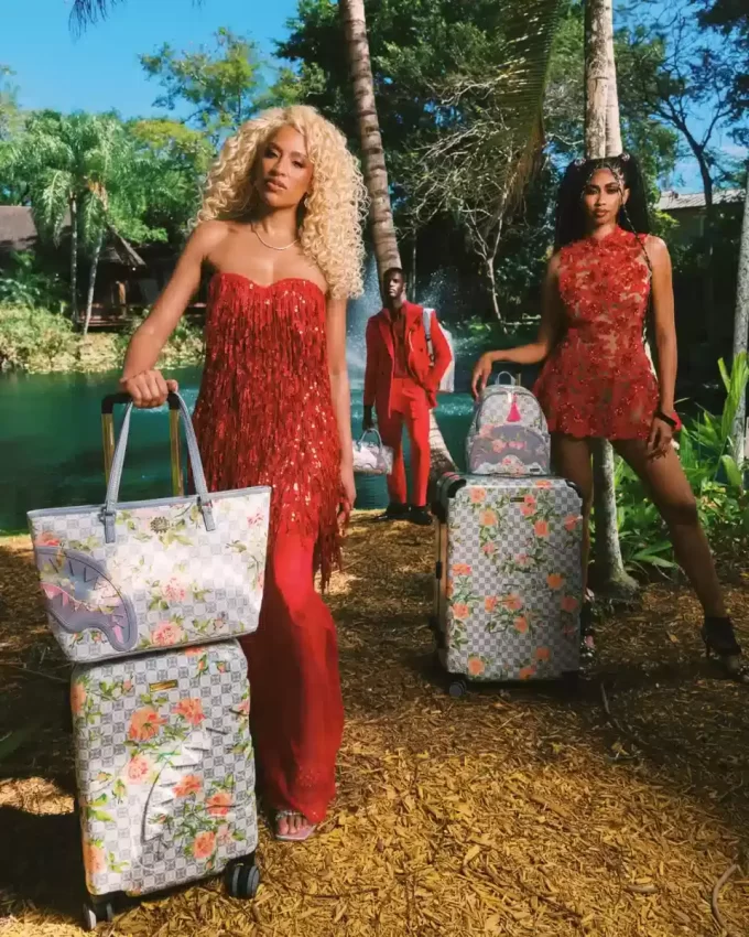 A.I. INTELLIGENZA AFRICANA ELEGANTE ENERGIA SHARKITECTURE BAGAGLIO A MANO – COLLABORAZIONE SANDFLOWER