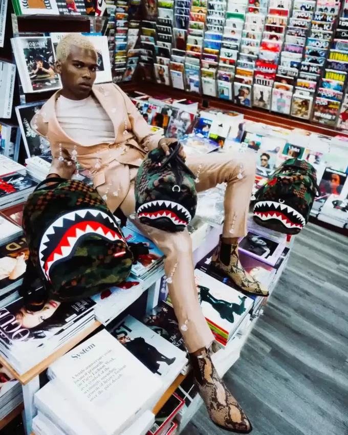 MINI BORSA DA VIAGGIO BIG SKY FUR SHARK