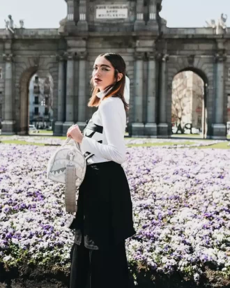 MINI BORSA DA VIAGGIO CON MOTIVO MONEY COLOR CIPRIA