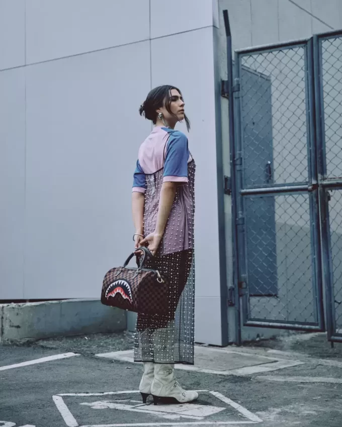 MINI BORSA DA VIAGGIO KYOTOKNIT SHARKS IN PARIS