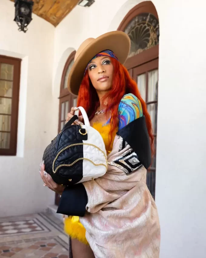 MINI BORSA DA VIAGGIO SPLIT QUILT SHARK