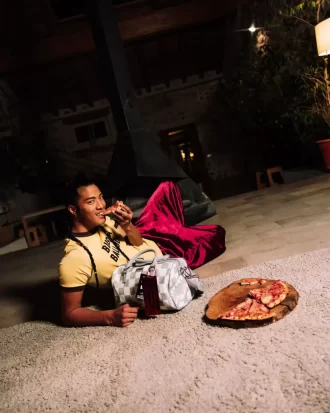 MINI BORSA DA VIAGGIO VANQUISH CREMA