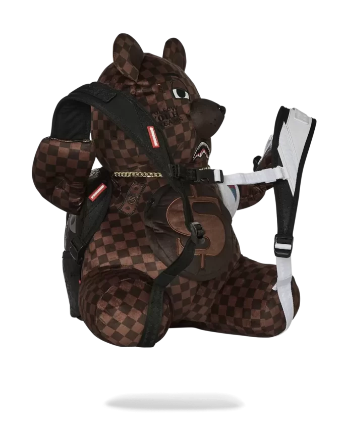 ORSO CHE INDOSSA LO ZAINO COME ZAINO