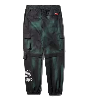 PANTALONI DA JOGGER CARGO TIE DYE MILITARI