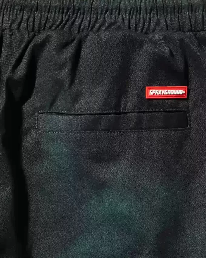 PANTALONI DA JOGGER CARGO TIE DYE MILITARI