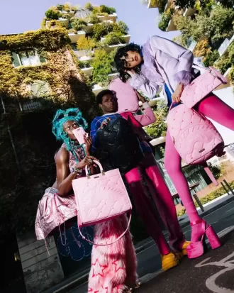 POCHETTE CROSSOVER CON BORCHIE A ORSO SORBET STUNNA