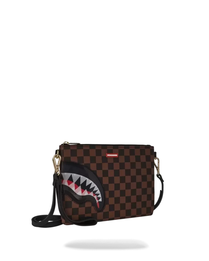 POCHETTE CROSSOVER CON EFFETTI LENTICOLARI E TRACOLLA