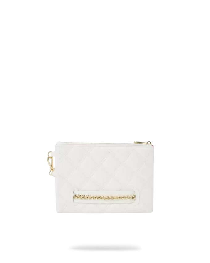 POCHETTE CROSSOVER RIVIERA LE BLANC CON CATENA IN ORO