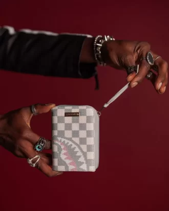 PORTAFOGLIO KNIT SHARKS IN PARIS IN CREMA